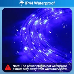 Randaco LED Corda Luce Fata Luci Catena Luminosa All'aperto/interno Lanterna Stecca 30M Blu -Armonia Decor 57705595 3