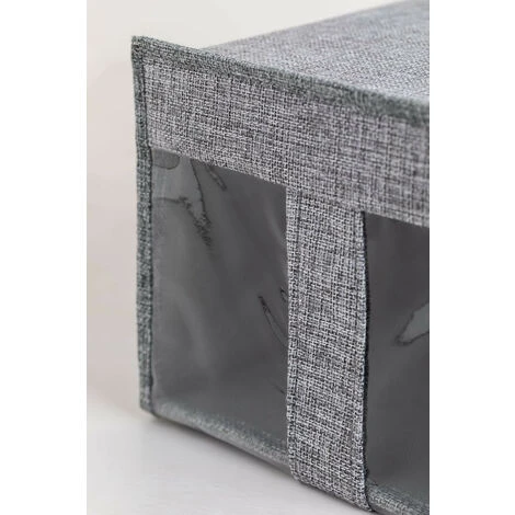 SKLUM Scatola Portaoggetti Samir Grigio 7 SKLUM Scatola Portaoggetti Samir Grigio - immagine 5