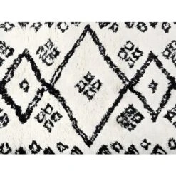 Tappeto 120 X 170 Cm 100% Lana Nero E Avorio Berbero - MARCEAU -Armonia Decor 59289762 3