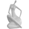 Statua Grande CARMEN In Resina Bianca - L35 X P32 X H60 Cm -Armonia Decor 59290562 1