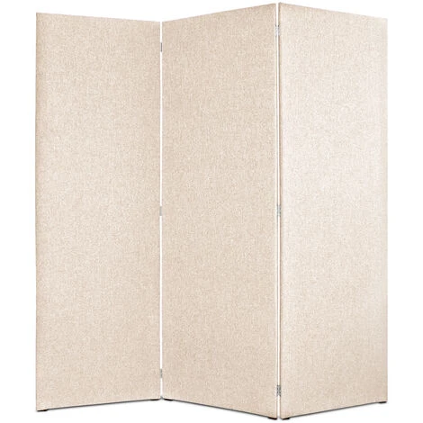 EVERGREENWEB Paravento Pieghevole Di Design|Pannello Divisorio Per Ambienti, Per Casa, Hotel, Ufficio, Bar|Separ‚ Struttura Legno, Divisorio Richiudibile Pieghevole 3 Moduli 180x190 Cm|col. Beige 3 EVERGREENWEB Paravento Pieghevole Di Design|Pannello Divisorio Per Ambienti, Per Casa, Hotel, Ufficio, Bar|Separ‚ Struttura Legno, Divisorio Richiudibile Pieghevole 3 Moduli 180x190 Cm|col. Beige
