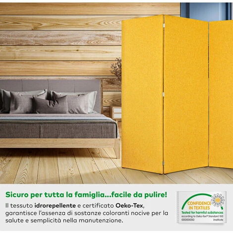 EVERGREENWEB Paravento Pieghevole Di Design|Pannello Divisorio Per Ambienti, Per Casa, Hotel, Ufficio, Bar|Separ‚ Struttura Legno, Divisorio Richiudibile Pieghevole 3 Moduli 180x190 Cm|col. Beige 6 EVERGREENWEB Paravento Pieghevole Di Design|Pannello Divisorio Per Ambienti, Per Casa, Hotel, Ufficio, Bar|Separ‚ Struttura Legno, Divisorio Richiudibile Pieghevole 3 Moduli 180x190 Cm|col. Beige - immagine 4