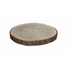 Base Decorativa In Legno Per Tronchi, Altezza 3 Cm
