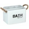 Wenko Contenitore Da Bagno Con 4 Divisori Gara - Bianco - In Acciaio -Armonia Decor 59566316 1