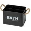 Wenko Box Da Bagno Con 4 Scomparti Gara - Nero - In Acciaio 1 Wenko Box Da Bagno Con 4 Scomparti Gara - Nero - In Acciaio -Armonia Decor 59566320 1