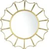 Baroni Home Specchio Da Parete Decorativo Con Cornice In Ferro, Specchio Da Salotto O Camera Da Letto. Petalo Oro 1 Baroni Home Specchio Da Parete Decorativo Con Cornice In Ferro, Specchio Da Salotto O Camera Da Letto. Petalo Oro -Armonia Decor 59728699 1