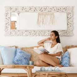 Relaxdays Portacandele, Con Vassoio A Forma Di Foglia, 3 Vasetti Rotondi, Centrotavola, Con Candeline, Bianco Grigio -Armonia Decor 59919193 3