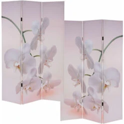 Nova Paravento Divisore A Doppia Immagine Con 3 Pannelli E Telaio In Metallo -Armonia Decor 60112899 3