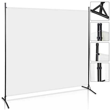 Randaco Parete Di Spagna Schermo 360° Estensibile Armadio Giardino 1 Pezzo Divisorio Beige 3 Randaco Parete Di Spagna Schermo 360° Estensibile Armadio Giardino 1 Pezzo Divisorio Beige