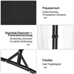 Randaco Parete Di Spagna Schermo 360° Estensibile Armadio Giardino 1 Pezzo Divisorio Beige 11 Randaco Parete Di Spagna Schermo 360° Estensibile Armadio Giardino 1 Pezzo Divisorio Beige -Armonia Decor 60447658 5