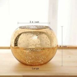 Set Di 3 Vasi Rotondi Vaso In Oro Vaso In Argento Vaso In Oro Rosa Vaso Da Tavolo Vaso Per Feste Vaso Per Matrimoni Centrotavola -Armonia Decor 61179153 3