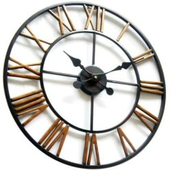 Orologio Da Parete IRON In Ferro - D 50 Cm -Armonia Decor 62070720 5