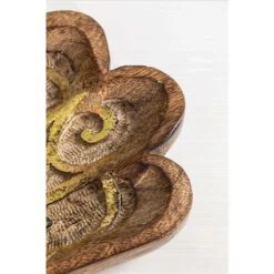 SKLUM Vassoio Tascabile In Legno Di Mango Bereina Legno Scuro -Armonia Decor 62353641 5