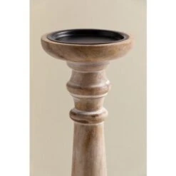 SKLUM Set Di 2 Portacandele In Legno Di Mango Sadel Legno Bianco Vintage 11 SKLUM Set Di 2 Portacandele In Legno Di Mango Sadel Legno Bianco Vintage -Armonia Decor 62353766 5