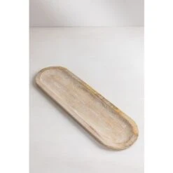 SKLUM Vassoio Decorativo In Legno Di Mango Diborna Legno Bianco Vintage -Armonia Decor 62353768 3
