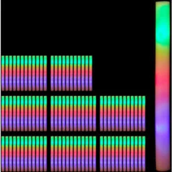96x Bastoni A LED In Set, Scettri Luminosi In Gommapiuma 3 Modalità Di Luce, A Batterie, Lunghi 46,5 Cm, Bianco