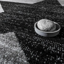 Paco Home Scendiletto Passatoia Tappeto Motivo A Stelle Mélange In Grigio Nero Set Di Tappeti 3 Pezzi 2 Pezzi 60x100 1 Pezzo 80x250 -Armonia Decor 64005474 3