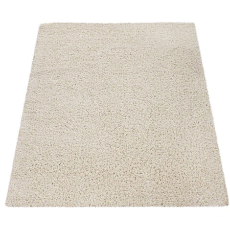 Paco Home Tappeto Shaggy / A Pelo Alto / A Pelo Lungo / Tappeto A Tinta Unita In Crema 40x60 Cm 7 Paco Home Tappeto Shaggy / A Pelo Alto / A Pelo Lungo / Tappeto A Tinta Unita In Crema 40x60 Cm - immagine 5