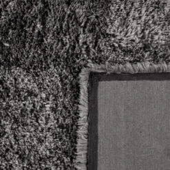 Paco Home Tappeto A Pelo Alto Per Soggiorno Shaggy Tinta Unita Morbido E Soffice, Moderno Grigio Scuro 60x100 Cm -Armonia Decor 64009562 4