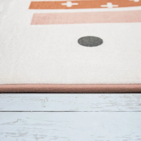 Paco Home Tappeto Bambini Cameretta Da Gioco Bebè Arcobaleno Cuore Crema Rosa 80 Cm Tondo 4 Paco Home Tappeto Bambini Cameretta Da Gioco Bebè Arcobaleno Cuore Crema Rosa 80 Cm Tondo - immagine 2