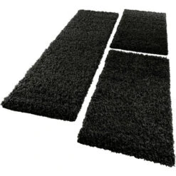 Paco Home Parure Scendiletto Set Di Runner 3 Pezzi Tappeto Shaggy Tappeto Runner Nero 2 Pezzi 60x100 1 Pezzo 70x250 9 Paco Home Parure Scendiletto Set Di Runner 3 Pezzi Tappeto Shaggy Tappeto Runner Nero 2 Pezzi 60x100 1 Pezzo 70x250 -Armonia Decor 64011504 3