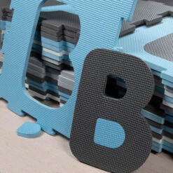 Paco Home Tappeto Puzzle Bambini Da Gioco Schiuma Bebè Ragazzi Numeri Lettere Pastello Blu 32x32 Cm X 36 Pezzi 10 Paco Home Tappeto Puzzle Bambini Da Gioco Schiuma Bebè Ragazzi Numeri Lettere Pastello Blu 32x32 Cm X 36 Pezzi -Armonia Decor 64011511 4