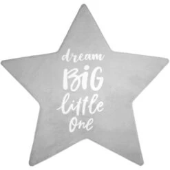 Paco Home Tappeto Bambini Cameretta Da Gioco Bebè Stella Scritta Grigio Bianco Forma A Stella Da 80 Cm -Armonia Decor 64012294 5