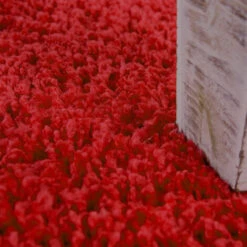 Paco Home Parure Scendiletto Set Di Runner 3 Pezzi Tappeto Shaggy Tappeto Runner Rosso 2 Pezzi 60x100 1 Pezzo 70x250 -Armonia Decor 64012987 4