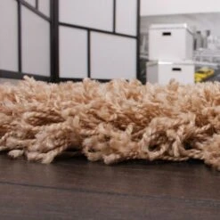 Paco Home Parure Scendiletto Set Di Runner 3 Pezzi Tappeto Shaggy Tappeto Runner Beige 2 Pezzi 60x100 1 Pezzo 70x250 -Armonia Decor 64013000 5