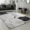Paco Home Tappeto Di Design Per Salotto Motivo A Cerchio Grigio Crema Prezzo Eccezionale 60x100 Cm