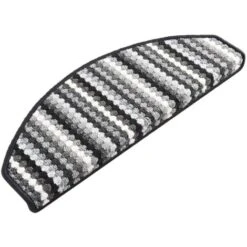 Tappetini Autoadesivi Per Scale 15 Pz 65x28 Cm Antracite VidaXL