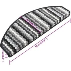 Tappetini Autoadesivi Per Scale 15 Pz 65x28 Cm Antracite VidaXL -Armonia Decor 64166589 3