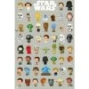 Poster Star Guerre Con Caratteri A 8 Bit