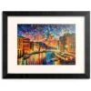 Stampa Incorniciata 30x40 Cm Venezia Leonid Afremov