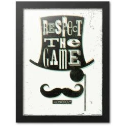 Stampa Incorniciata 30x40 Cm Monopolio Rispettare Il Gioco