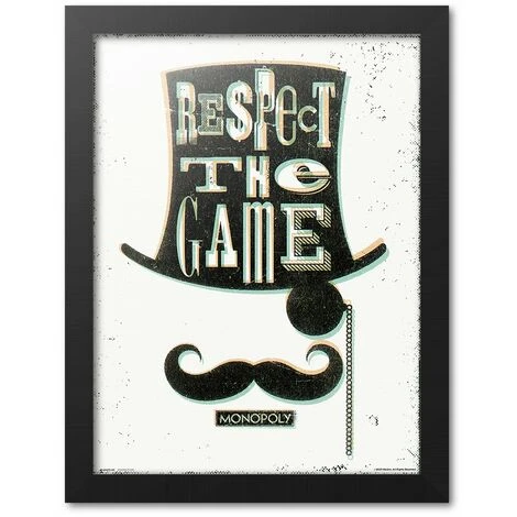 Stampa Incorniciata 30x40 Cm Monopolio Rispettare Il Gioco 3 Stampa Incorniciata 30x40 Cm Monopolio Rispettare Il Gioco