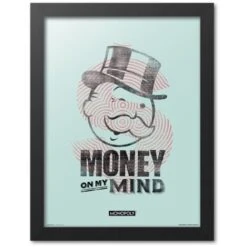 Stampa Incorniciata 30x40 Cm Monopoly Money On My Mind