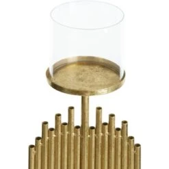 Portacandele Moderno In Metallo E Vetro Color Oro 47 Cm Nias 11 Portacandele Moderno In Metallo E Vetro Color Oro 47 Cm Nias -Armonia Decor 65619090 5 1