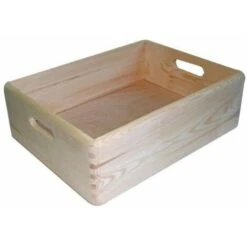 CONTENITORE CESTA LEGNO PRATICA Cm 40x30 H 23 XTRA
