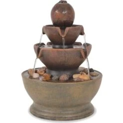 Fontana Da Interni Con Pompa In Poliresina VidaXL