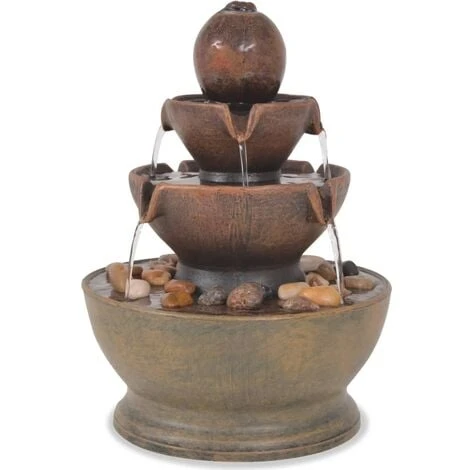 Fontana Da Interni Con Pompa In Poliresina VidaXL 3 Fontana Da Interni Con Pompa In Poliresina VidaXL