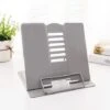 MINKUROW Scaffale Da Lettura, Fermalibri Supporto Per Libri Di Cucina Pieghevole In Metallo Regolabile A 6 Livelli Per Bambini Adulti Per Cucina, Studio, Ufficio, Tesi Scolastica (Grigio) -Armonia Decor 69788655 1
