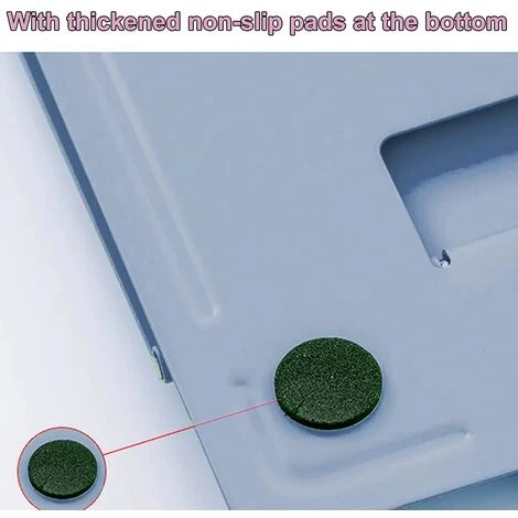 MINKUROW Scaffale Da Lettura, Fermalibri Supporto Per Libri Di Cucina Pieghevole In Metallo Regolabile A 6 Livelli Per Bambini Adulti Per Cucina, Studio, Ufficio, Tesi Scolastica (Azzurro) 6 MINKUROW Scaffale Da Lettura, Fermalibri Supporto Per Libri Di Cucina Pieghevole In Metallo Regolabile A 6 Livelli Per Bambini Adulti Per Cucina, Studio, Ufficio, Tesi Scolastica (Azzurro) - immagine 4