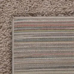 Tappeto Shaggy A Pelo Alto Beige 80x150 Cm VidaXL -Armonia Decor 70073205 2