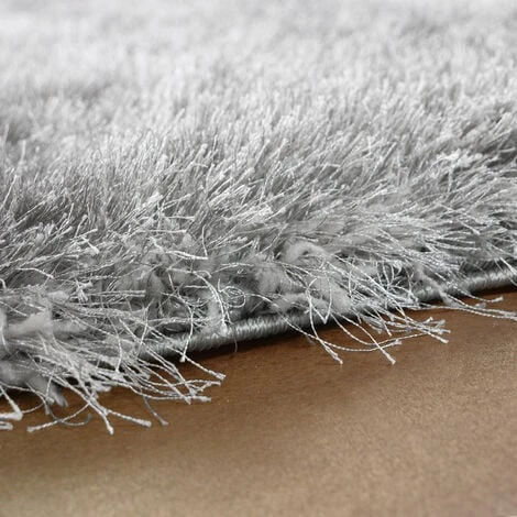 Paco Home Tappeto Da Soggiorno A Pelo Alto Shaggy, In Colori Pastello, Con Filato Soffice, Monocolore 60x100 Cm, Grigio 4 Paco Home Tappeto Da Soggiorno A Pelo Alto Shaggy, In Colori Pastello, Con Filato Soffice, Monocolore 60x100 Cm, Grigio - immagine 2