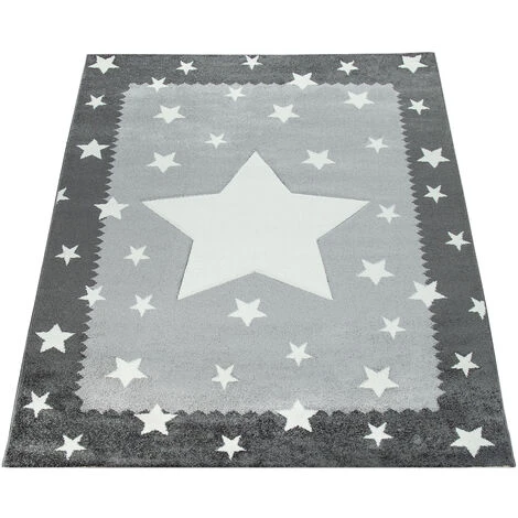 Paco Home Tappeto Bambini Cameretta Colori Pastello Moderni Motivi Graziosi Effetto 3D 80x150 Cm, Grigio 1 6 Paco Home Tappeto Bambini Cameretta Colori Pastello Moderni Motivi Graziosi Effetto 3D 80x150 Cm, Grigio 1 - immagine 4