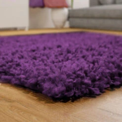 Paco Home Shaggy - Tappeto A Pelo Lungo In Diversi Colori E Misure 40x60 Cm, Viola -Armonia Decor 70331189 3