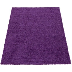 Paco Home Shaggy - Tappeto A Pelo Lungo In Diversi Colori E Misure 40x60 Cm, Viola -Armonia Decor 70331189 5