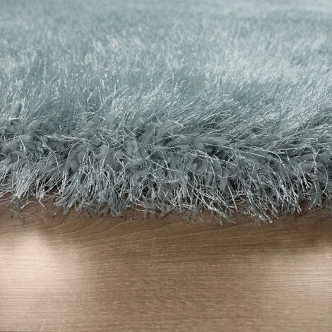 Paco Home Tappeto Da Soggiorno A Pelo Alto Shaggy, In Colori Pastello, Con Filato Soffice, Monocolore 60x100 Cm, Turchese 4 Paco Home Tappeto Da Soggiorno A Pelo Alto Shaggy, In Colori Pastello, Con Filato Soffice, Monocolore 60x100 Cm, Turchese - immagine 2