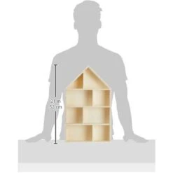 Rayher Bacheca Portaoggetti A Forma Di Casa, Legno FSC, 8 Scomparti, 30 X 50 X 8 Cm 9 Rayher Bacheca Portaoggetti A Forma Di Casa, Legno FSC, 8 Scomparti, 30 X 50 X 8 Cm -Armonia Decor 70764632 4